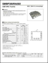 Click here to download 6MBP300RA060 Datasheet
