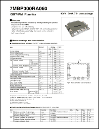 Click here to download 7MBP300RA060 Datasheet