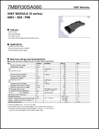 Click here to download 7MBR30SA060 Datasheet