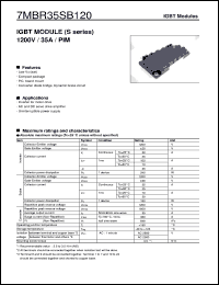 Click here to download 7MBR35SB120 Datasheet