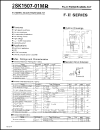 Click here to download 2SK1507-01MR Datasheet