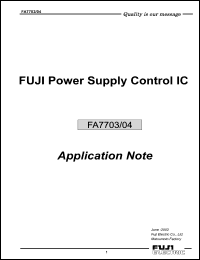 Click here to download FA7704V Datasheet