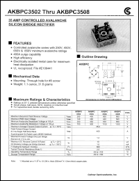Click here to download AKBPC3507 Datasheet