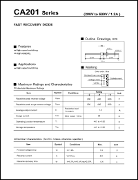 Click here to download CA201 Datasheet