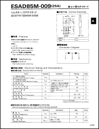 Click here to download ESAD85M-009 Datasheet