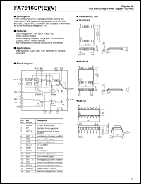 Click here to download FA7616CPV Datasheet