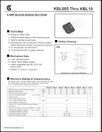 Click here to download KBL005 Datasheet