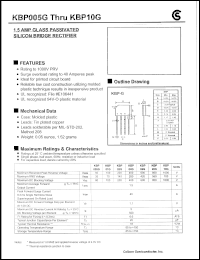 Click here to download KBP005G Datasheet