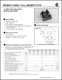 Click here to download RKBPC1501 Datasheet