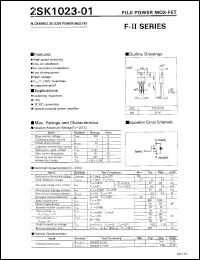Click here to download 2SK1023-01 Datasheet