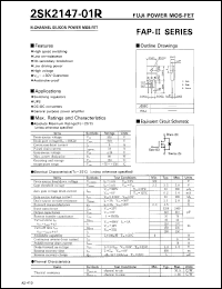 Click here to download 2SK2147-01 Datasheet