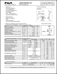 Click here to download 2SK2646 Datasheet