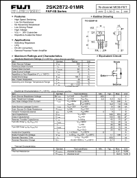Click here to download 2SK2872 Datasheet