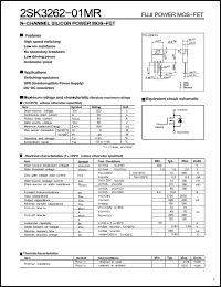Click here to download 2SK3262 Datasheet