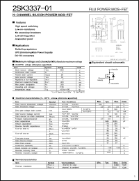 Click here to download 2SK3337-01 Datasheet