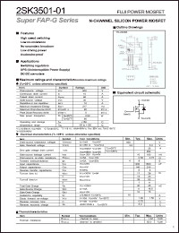 Click here to download 2SK3501-01 Datasheet