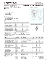 Click here to download 2SK3522-01 Datasheet