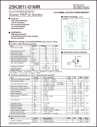Click here to download 2SK3611-01MR Datasheet