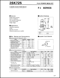 Click here to download 2SK725 Datasheet