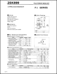 Click here to download 2SK899 Datasheet