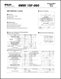 Click here to download 6MBI15F-060 Datasheet