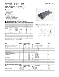 Click here to download 6MBI15S-120 Datasheet