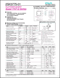 Click here to download 2SK3775-01 Datasheet