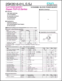 Click here to download 2SK3516-01SJ Datasheet