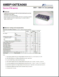 Click here to download 6MBP100TEA060 Datasheet