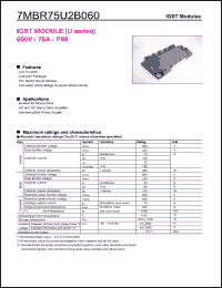 Click here to download 7MBR75U2B060 Datasheet