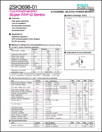 Click here to download 2SK3698-01 Datasheet
