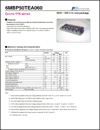 Click here to download 6MBP50TEA060 Datasheet