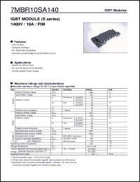 Click here to download 7MBR10SA140 Datasheet