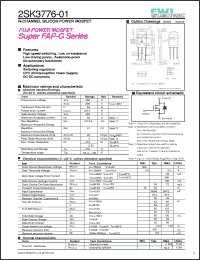 Click here to download 2SK3776-01 Datasheet