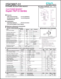 Click here to download 2SK3887-01 Datasheet