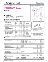 Click here to download 2SK3913-01MR Datasheet