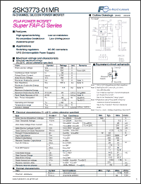 Click here to download 2SK3773-01MR Datasheet