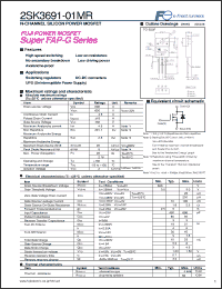 Click here to download 2SK3691-01MR Datasheet