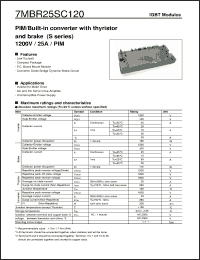 Click here to download 7MBR25SC120 Datasheet