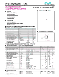 Click here to download 2SK3600-01SJ Datasheet