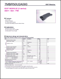 Click here to download 7MBR50U2A060 Datasheet