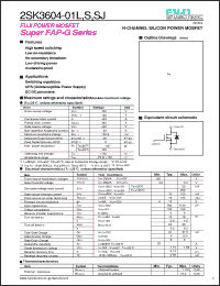 Click here to download 2SK3604-01S Datasheet