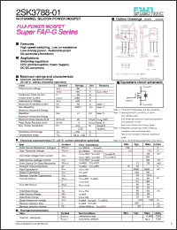 Click here to download 2SK3788-01 Datasheet