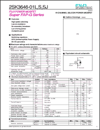 Click here to download 2SK3646-01L Datasheet