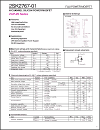 Click here to download 2SK2767-01_1 Datasheet
