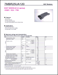 Click here to download 7MBR25UA120 Datasheet