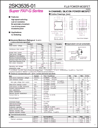 Click here to download 2SK3535-01 Datasheet