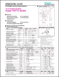Click here to download 2SK3781-01R Datasheet