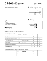 Click here to download CB803-03 Datasheet