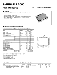 Click here to download 6MBP150RA060 Datasheet